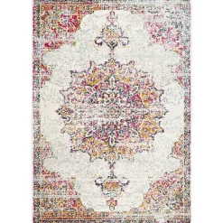 Sale Kirklands Home Leola Vintage Medallion Area Rug, 5x8 Multi