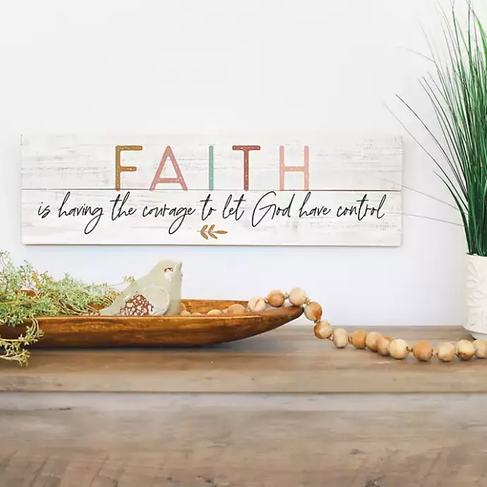 Best Kirklands Home Let God Have Control Wall Plaque
