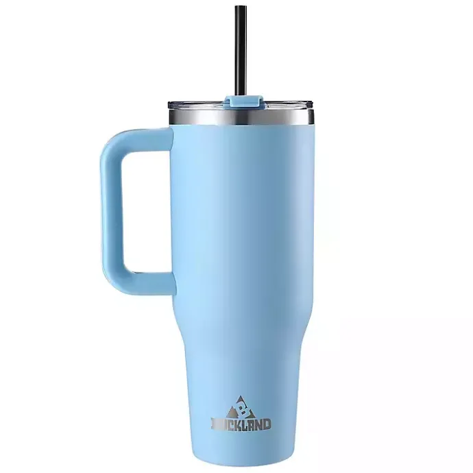 New Kirklands Home Light 40 oz. Insulated Travel Tumbler Blue