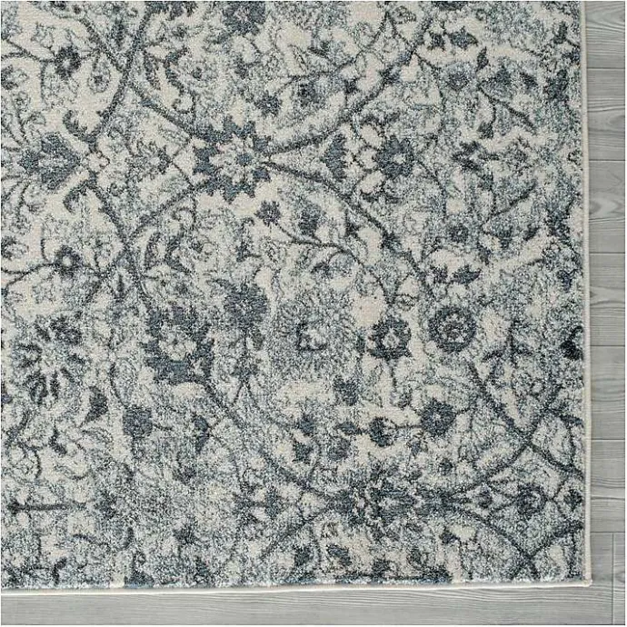 Hot Kirklands Home Light Blue Alex Area Rug, 5x7