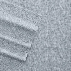 Kirklands Home Light Chambray 4-pc. King Bed Sheet Set Blue