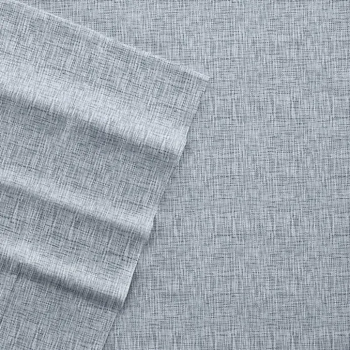 Kirklands Home Light Chambray 4-pc. King Bed Sheet Set Blue