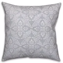 Online Kirklands Home Light Blue Floral Indoor/Outdoor Pillow