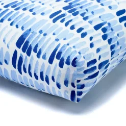 Best Kirklands Home Light Patterned Outdoor Chair Cushion Blue