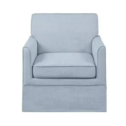 Best Kirklands Home Light Slipcover Armchair Blue
