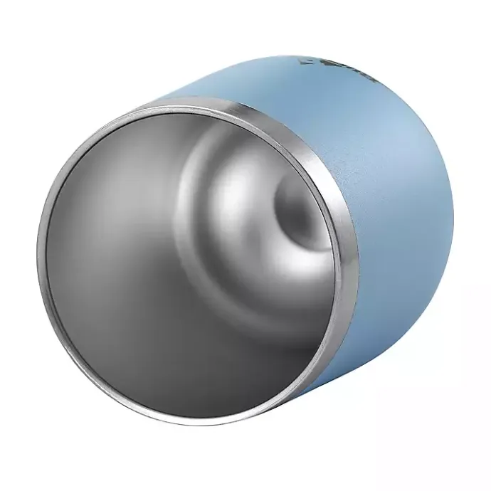 New Kirklands Home Light Stainless Steel Wine Tumbler Blue