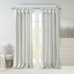 Outlet Kirklands Home Light Twist Top Curtain Panel, 108 in. Blue