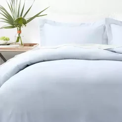 New Kirklands Home Light Ultra Soft 3-pc. Queen Duvet Cover Set Blue