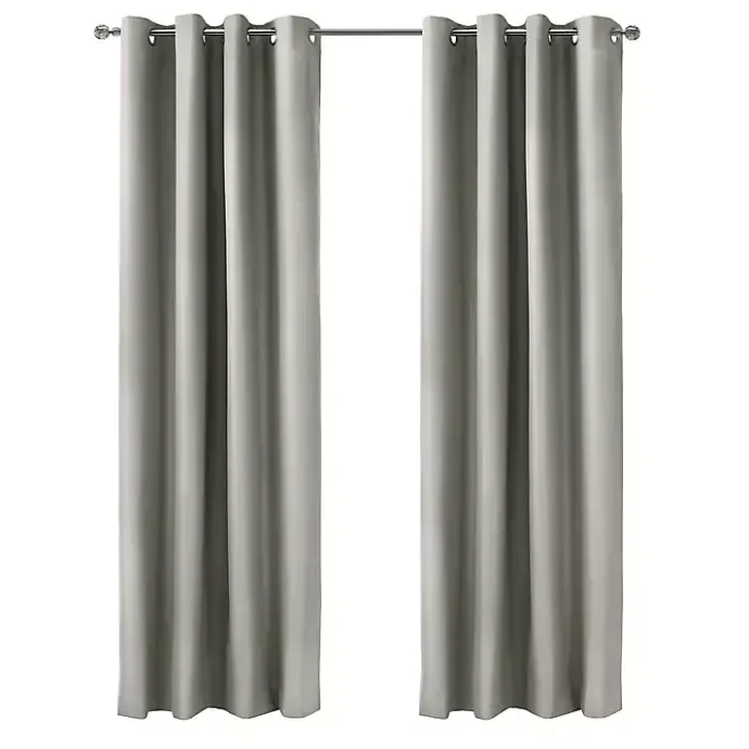 Sale Kirklands Home Light Alpine Blackout Curtain Panel, 63 in. Gray