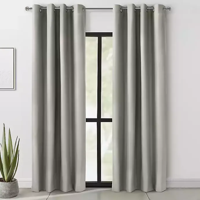 Sale Kirklands Home Light Alpine Blackout Curtain Panel, 63 in. Gray