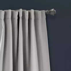 New Kirklands Home Light Blackout Curtain Panel Set, 95 in. Gray