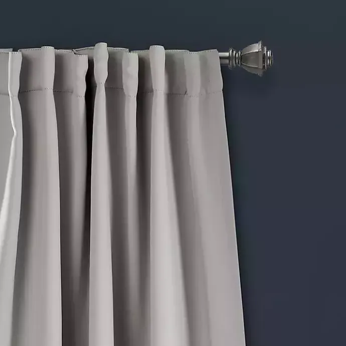 New Kirklands Home Light Blackout Curtain Panel Set, 95 in. Gray