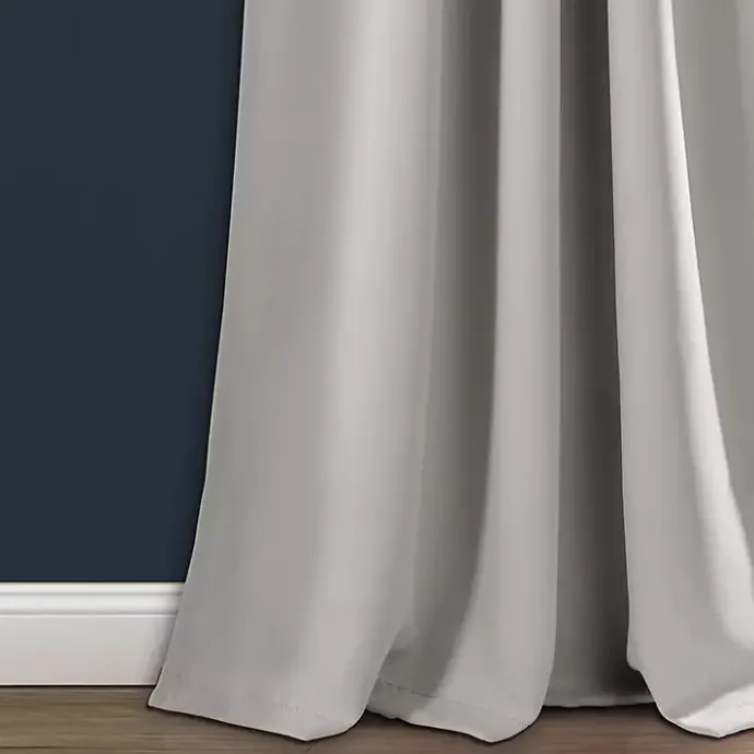 New Kirklands Home Light Blackout Curtain Panel Set, 95 in. Gray