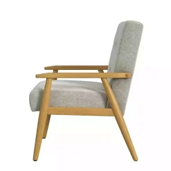 Online Kirklands Home Light Button Tufted Accent Chair Gray