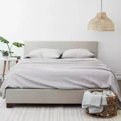 Outlet Kirklands Home Light Chambray 4-Pc. King Bed Sheet Set Gray