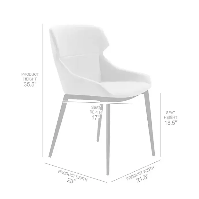 Sale Kirklands Home Light Kenna Dining Chairs, Set of 2 Gray