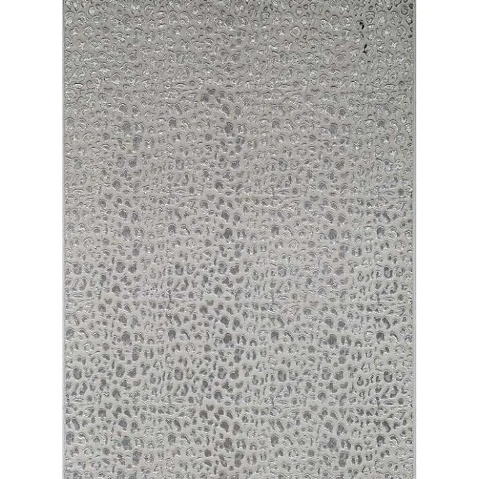Hot Kirklands Home Light Leopard Textured Area Rug, 8x10 Gray