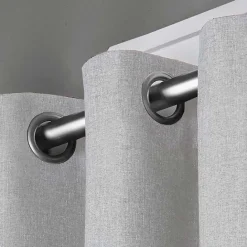 Sale Kirklands Home Light Lila Curtain Panel Set, 108 in. Gray