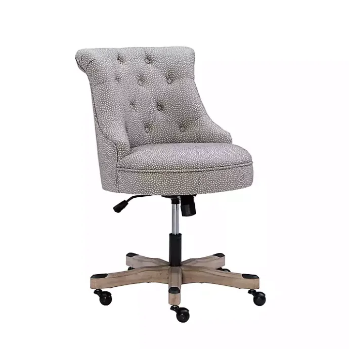 Online Kirklands Home Light Miller Tufted Office Chair Gray