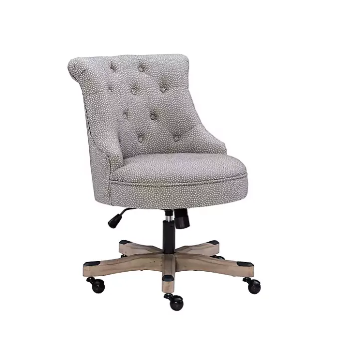 Online Kirklands Home Light Miller Tufted Office Chair Gray