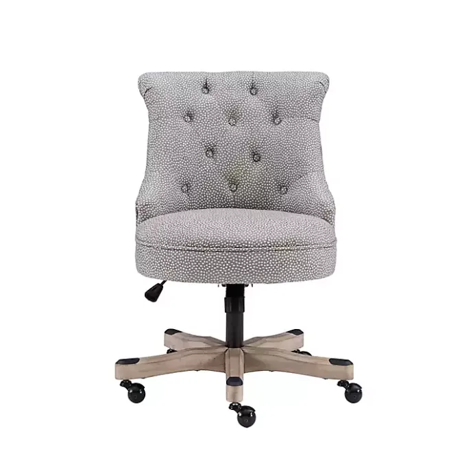 Online Kirklands Home Light Miller Tufted Office Chair Gray