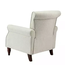 Sale Kirklands Home Light Miriam Nailhead Trim Armchair Gray