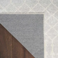 Discount Kirklands Home Light Moroccan Washable Runner, 2x10 Gray