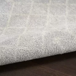 Kirklands Home Light Moroccan Washable Runner, 2x8 Gray