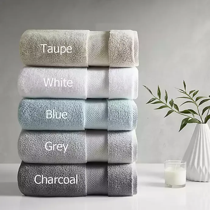 Sale Kirklands Home Light 6-pc. Cotton Bath Towel Set Gray