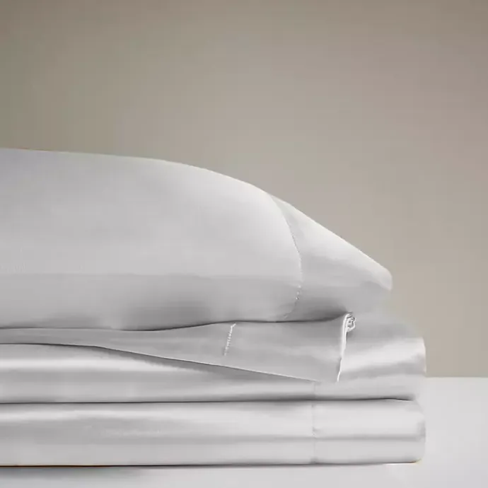 New Kirklands Home Light Satin 6-pc. Full Sheet Set Gray