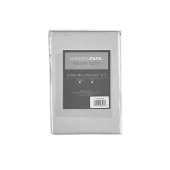 Clearance Kirklands Home Light Satin Standard 2-pc. Pillow Case Set Gray