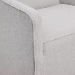 Clearance Kirklands Home Light Slipcover Dining Chair with Casters Gray