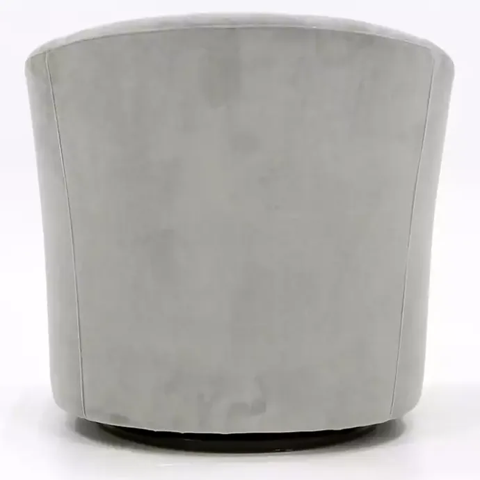 Sale Kirklands Home Light Swivel Barrel Accent Chair Gray