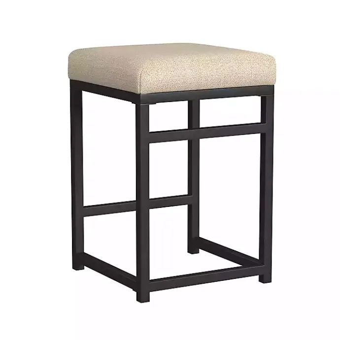 Sale Kirklands Home Light Upholstered Counter Stool Tan