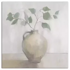 Clearance Kirklands Home Light Vase Botanical Canvas Art Print