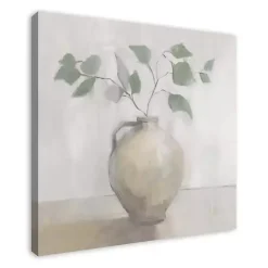 Clearance Kirklands Home Light Vase Botanical Canvas Art Print