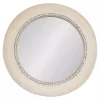Best Kirklands Home Light Wood Beaded Joan Round Wall Mirror