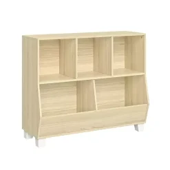 Sale Kirklands Home Light Woodgrain Multi Cubby Organizer Bookshelf Tan