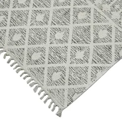 Sale Kirklands Home Lilia Gray Geo Stripe Flatweave Runner, 2x8