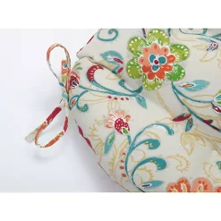 Discount Kirklands Home Lily Paisley Tufted Outdoor Seat Cushion, Set of 2