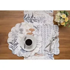 Outlet Kirklands Home Lina Floral Scalloped Table Runner Multi