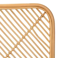Hot Kirklands Home Linear Rat Wall Mounted Queen Headboard Tan