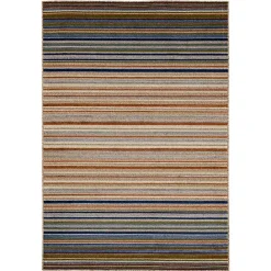 Hot Kirklands Home Linear Seaside Outdoor Area Rug, 9x12 Multi