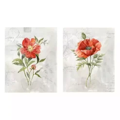 Hot Kirklands Home Linen Peony Giclee Canvas Art Prints, Set of 2