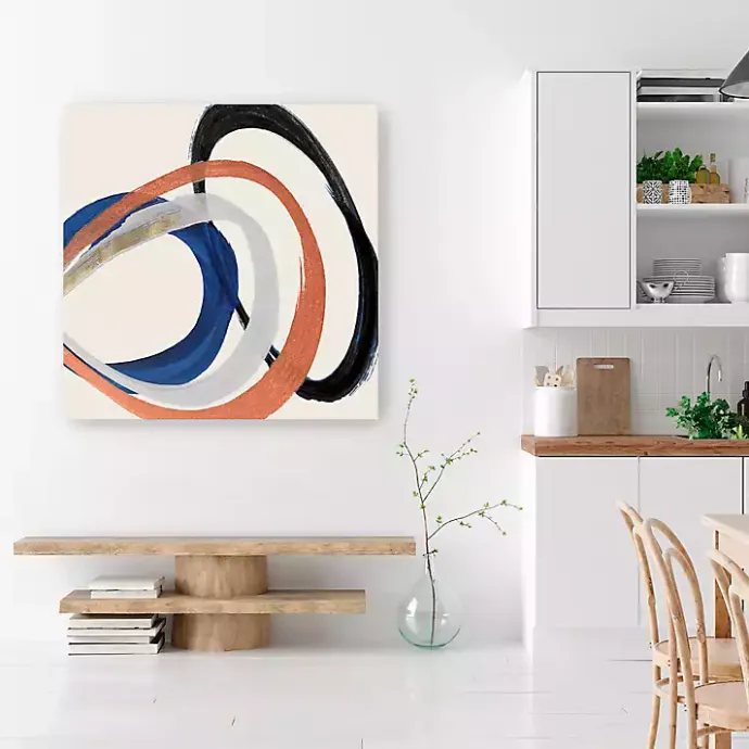 Hot Kirklands Home Linked Up Abstract Canvas Art Print, 40x40 in.