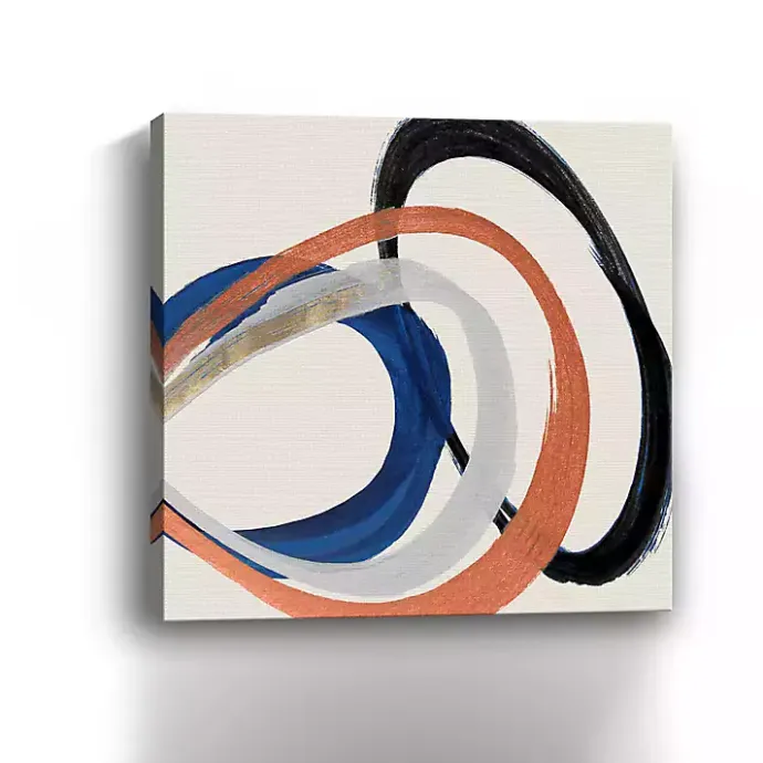 Hot Kirklands Home Linked Up Abstract Canvas Art Print, 40x40 in.