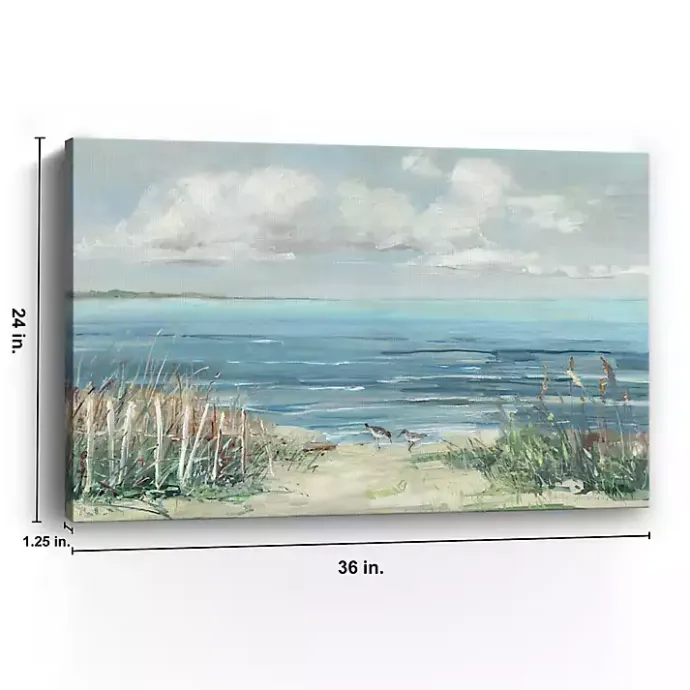 New Kirklands Home Lively Cove Canvas Art Print, 36x24 in. Blue