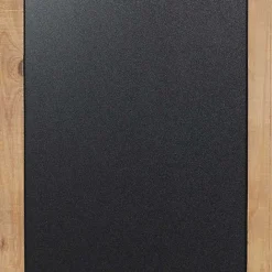 Discount Kirklands Home Long Wood and Metal Frame Chalkboard