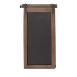 Discount Kirklands Home Long Wood and Metal Frame Chalkboard