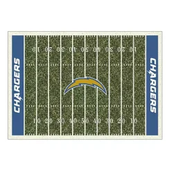 Discount Kirklands Home Los Angeles Chargers Home Field Area Rug, 6x8